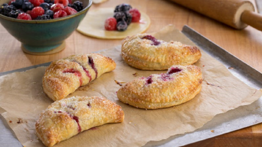 Mixed Berry Puff Pastry Hand Pies 40min