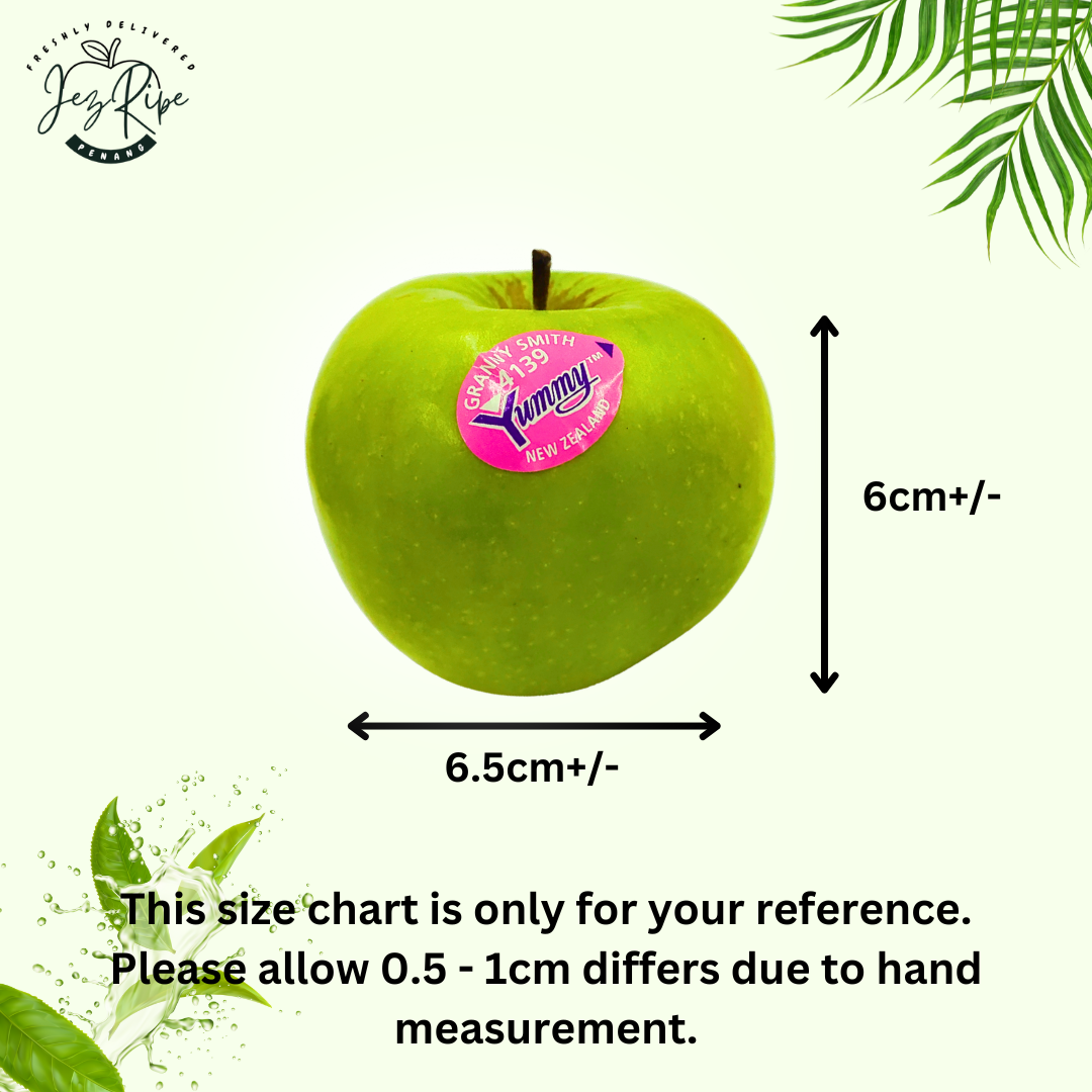 New Zealand Granny Smith (Saiz S) (8 biji RM9.90)